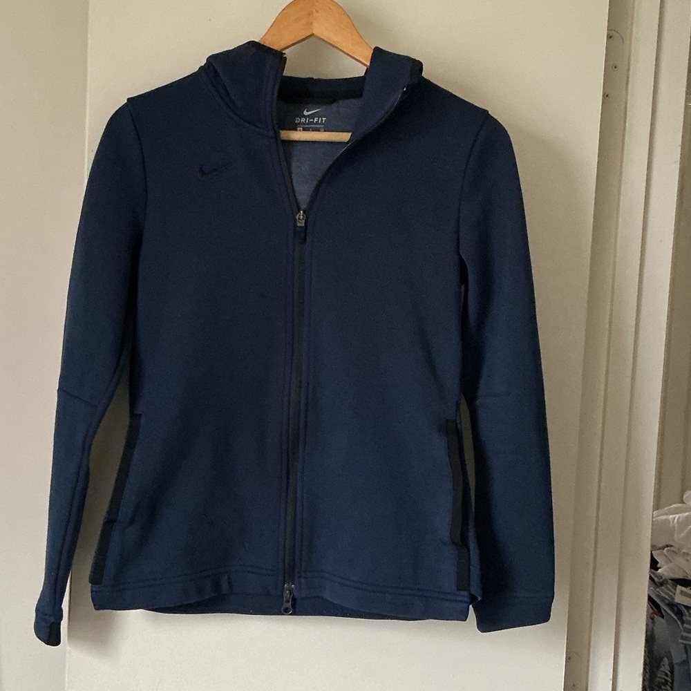 Nike Navy Dri-FIT Full-Zip Hoodie